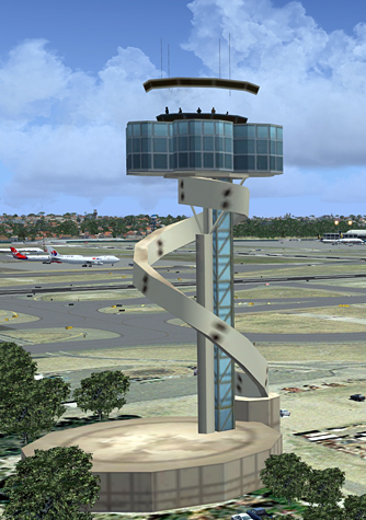 airport runway texture. Water effect on all runways