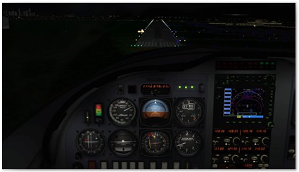 34a - Landing Lights Approach