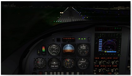 34b - Landing Lights Approach