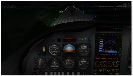 34c - Landing Lights Approach