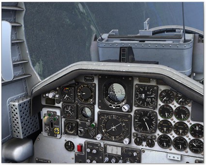 Rear Cockpit In-Flight