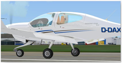 DA40 - Landing gear details