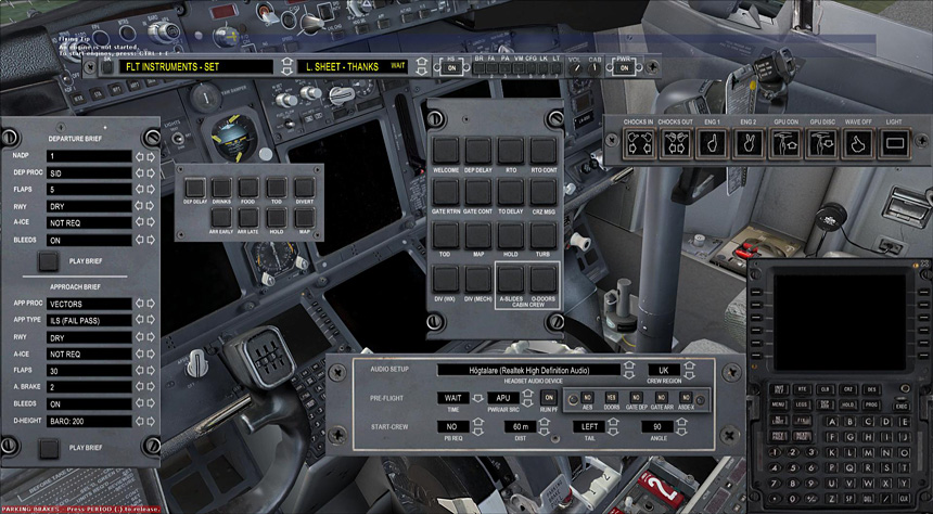 FSX FS2Crew: Aerosoft Airbus X Button Control